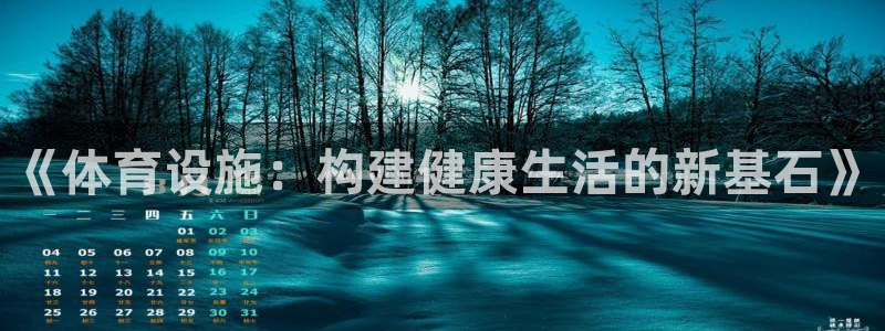 凯捷体育开户：《体育设施：构建健康生活的新基石》
