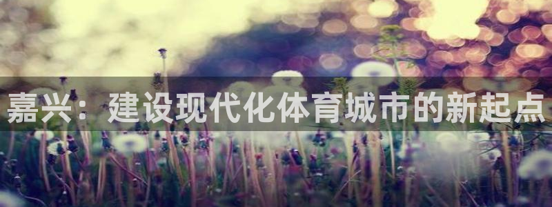 凯捷体育开户：嘉兴：建设现代化体育城市的新起点 