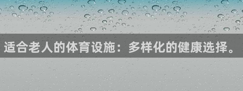 凯捷体育集团官网首页：适合老人的体育设施：多样化的健康选择。