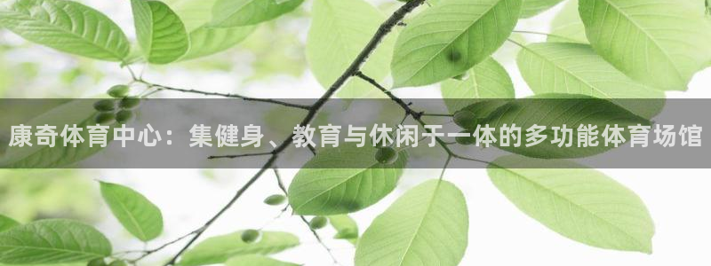 凯捷体育平台注册：康奇体育中心：集健身、教育与休闲于一体的多